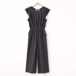 Aritzia Wilfred Flutter Sleeve Wide-Leg Jumpsuit w/ Pockets | Size S | Like New